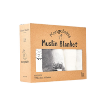 Load image into Gallery viewer, 5 Pieces  Baby Multi-functional Bamboo Cotton Muslin Swaddle Blanket Baby Burp Cloth Set freeshipping - Tyche Ace