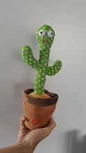 Load and play video in Gallery viewer, Kids USB Charged Educational Talking Cactus Toy