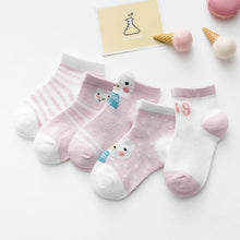 Load image into Gallery viewer, 5Pair Set Unisex Baby Cotton Mesh Socks freeshipping - Tyche Ace