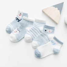 Load image into Gallery viewer, 5Pair Set Unisex Baby Cotton Mesh Socks freeshipping - Tyche Ace