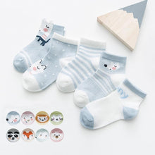 Load image into Gallery viewer, 5Pair Set Unisex Baby Cotton Mesh Socks freeshipping - Tyche Ace