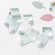 Load image into Gallery viewer, 5Pair Set Unisex Baby Cotton Mesh Socks freeshipping - Tyche Ace