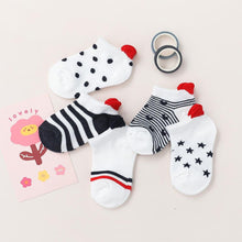 Load image into Gallery viewer, 5Pairs Baby Cotton Cute Lovely Red Heart Design Short Socks freeshipping - Tyche Ace