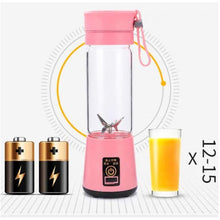 Load image into Gallery viewer, 6 Blades Portable USB Electric Blender Bottle Travel/ Juicer/ Food Fruit Vegetable Smoothie Mixer freeshipping - Tyche Ace