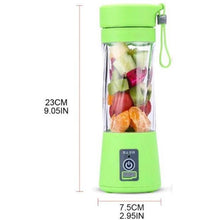 Load image into Gallery viewer, 6 Blades Portable USB Electric Blender Bottle Travel/ Juicer/ Food Fruit Vegetable Smoothie Mixer freeshipping - Tyche Ace