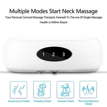 Load image into Gallery viewer, 6 Modes Power Control Electric & Pulse Heating Pain Relief Neck Massager freeshipping - Tyche Ace