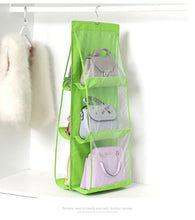 Load image into Gallery viewer, 6 Pocket Multi-Purpose Wardrobe Hanging Foldable Handbag Storage Organiser freeshipping - Tyche Ace