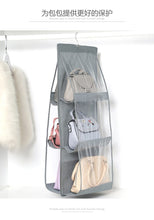 Load image into Gallery viewer, 6 Pocket Multi-Purpose Wardrobe Hanging Foldable Handbag Storage Organiser freeshipping - Tyche Ace