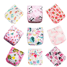 Load image into Gallery viewer, 9pcs/set Baby Bamboo Ecological Eco-Friendly Reusable Cloth Adjustable Nappies freeshipping - Tyche Ace