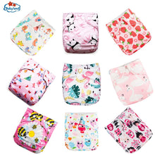 Load image into Gallery viewer, 9pcs/set Baby Bamboo Ecological Eco-Friendly Reusable Cloth Adjustable Nappies freeshipping - Tyche Ace