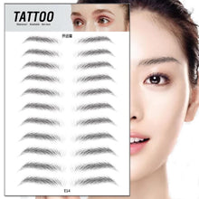Load image into Gallery viewer, 4D Natural Hair Like Water Transfer Waterproof Long Lasting Eyebrow Tattoo Sticker