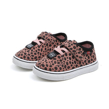 Load image into Gallery viewer, Breathable Leopard Animal Print Design Canvas Shoes For Kids