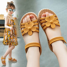 Load image into Gallery viewer, Girls Soft Bottom Flowers Design Sandals