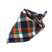 Load image into Gallery viewer, Washable Plaid Cotton Bandanas For Dogs