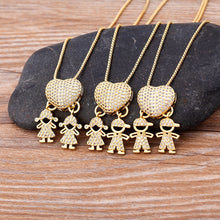 Load image into Gallery viewer, Stylish Heart Design Charm Pendants Necklaces