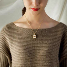 Load image into Gallery viewer, Pearl Peanut Stylish Trendy Women's Pendant Necklace