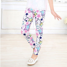 Load image into Gallery viewer, Girl Pants Soft Elastic Kids Leggings Floral Printed Girls Skinny Pants Trousers 1- 10 Years Children Trousers Summer Clothes freeshipping - Tyche Ace