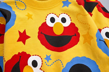 Load image into Gallery viewer, 2Pcs Unisex Cartoon Long Sleeve Sweater Jogger Outfits For Kids