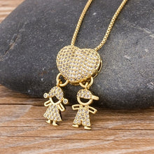 Load image into Gallery viewer, Stylish Heart Design Charm Pendants Necklaces