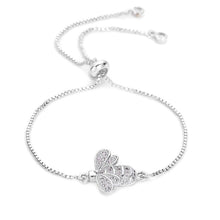 Load image into Gallery viewer, Bee Cubic Zirconia Crystal Charm Bracelet freeshipping - Tyche Ace