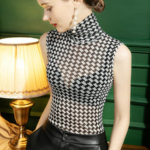 Load image into Gallery viewer, Casual Turtle Neck Sleeveless Soft T-Shirt For Women