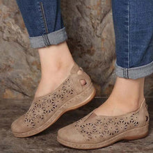 Load image into Gallery viewer, Women Retro Wedge Heel Summer Shoes