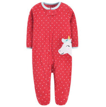 Load image into Gallery viewer, Cartoon One Pieces Pyjamas Fleece Jumpsuit For Babies