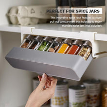 Load image into Gallery viewer, Home Kitchen Self-Adhesive Wall-Mounted Under-Shelf Spice Organiser Storage freeshipping - Tyche Ace