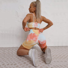 Load image into Gallery viewer, Women Seamless High Waist gym leggings Bra Sports Suits Yoga Suits