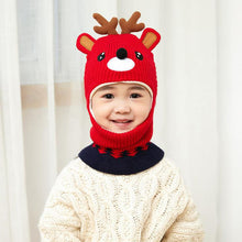 Load image into Gallery viewer, Animal Cartoon Windproof Winter Beanie Hats For Kids