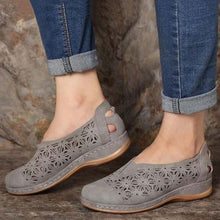 Load image into Gallery viewer, Women Retro Wedge Heel Summer Shoes
