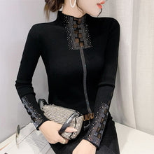 Load image into Gallery viewer, Casual Turtleneck Knitted Long Sleeve Top For Women