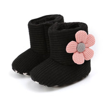 Load image into Gallery viewer, Winter Flower Design Cute Boots For Kids