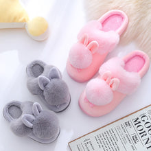 Load image into Gallery viewer, Unisex Indoor Warm Soft Comfortable Non-Slip Fluffy Slippers For Kids