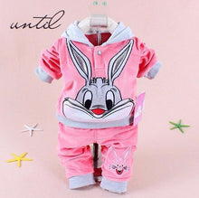 Load image into Gallery viewer, Unisex Cartoon Design T-shirt+Pants Sets For Kids