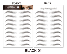 Load image into Gallery viewer, 6D Hair-like Water Transfer Waterproof Long Lasting Brow Tattoo Stickers