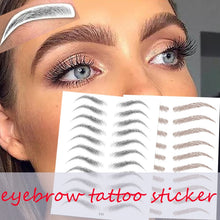 Load image into Gallery viewer, 6D Hair-like Water Transfer Waterproof Long Lasting Brow Tattoo Stickers