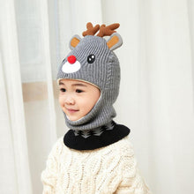 Load image into Gallery viewer, Animal Cartoon Windproof Winter Beanie Hats For Kids
