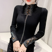 Load image into Gallery viewer, Casual Turtleneck Knitted Long Sleeve Top For Women