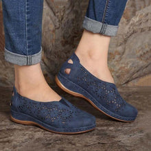 Load image into Gallery viewer, Women Retro Wedge Heel Summer Shoes