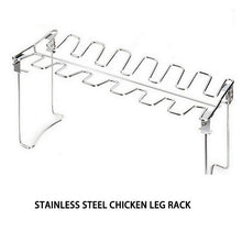 Load image into Gallery viewer, BBQ Multi-Purpose Stainless Steel Chicken Wing Leg Rack Grill Holder freeshipping - Tyche Ace
