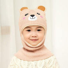 Load image into Gallery viewer, Animal Cartoon Windproof Winter Beanie Hats For Kids