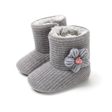Load image into Gallery viewer, Winter Flower Design Cute Boots For Kids