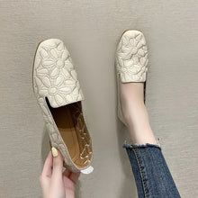 Load image into Gallery viewer, Summer Square Toe Hollow Design Soft Slip-On Loafers