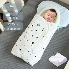 Load image into Gallery viewer, Shaped Pillow Design Stroller Cotton Cocoon Swaddle Sleepsack For Babies