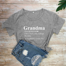 Load image into Gallery viewer, Grandma Print Design Casual Graphic Summer T Shirt freeshipping - Tyche Ace