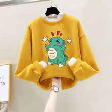 Load image into Gallery viewer, Girls Bear Cartoon Design Long Sleeve Cute Pullover For Kids