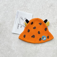 Load image into Gallery viewer, Unisex Cartoon Cow Design Winter Knitted Warm Soft Beanies For Kids