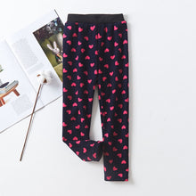 Load image into Gallery viewer, Winter Colorful Print Flower Butterfly Soft Warm Girls Leggings