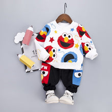 Load image into Gallery viewer, 2Pcs Unisex Cartoon Long Sleeve Sweater Jogger Outfits For Kids